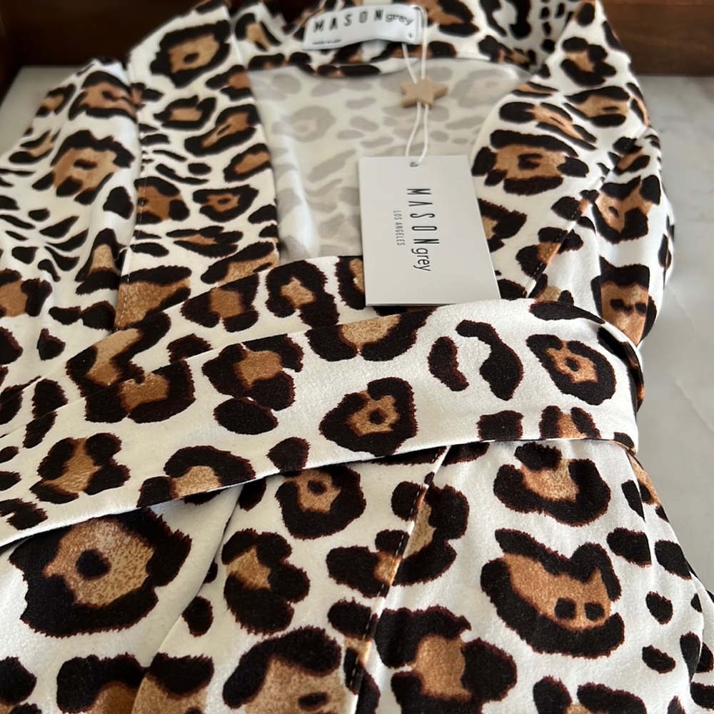 Mason Grey NWT full length robe size S